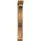 Ekena Millwork Funston Slat Smooth Bracket w/ Offset Brace, Western Red Cedar, 5 1/2"W x 32"D x 44"H BKT0604X32X44FST06SWR - alternate 4